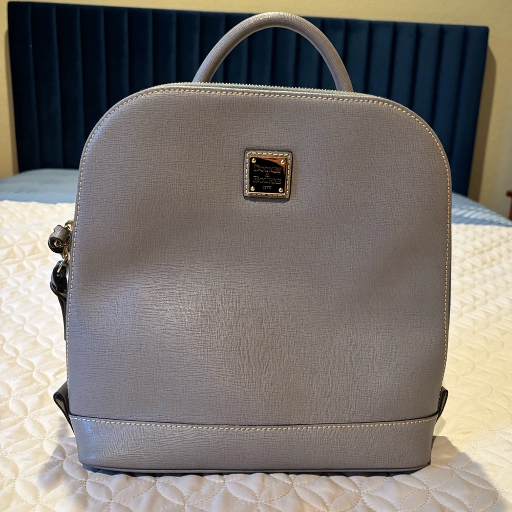 Dooney & Bourke Saffiano Gray backpack